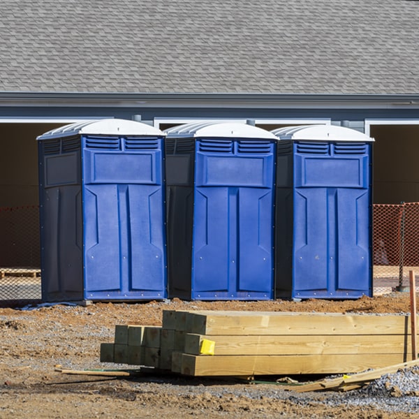 what is the cost difference between standard and deluxe porta potty rentals in Coolidge TX